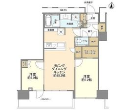 THE TOWER湘南辻堂 13階 間取り図