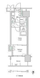 ブルックサイドレジデンス木場 827 間取り図