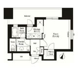 カテリーナ三田タワースイート ウエストアーク 9階 間取り図