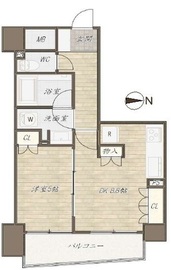 パルテール白金 3階 間取り図