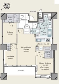 三田ガーデンヒルズ WEST HILL 5階 間取り図