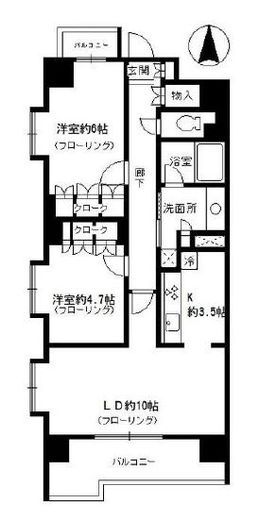 ザ・グランフォーリア西日暮里赤土小学校前ステーションマークス 11階 間取り図