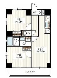 レグゼ日暮里id 10階 間取り図