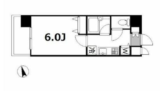 アヴァンツァーレ新宿ピアチェーレ 5階 間取り図