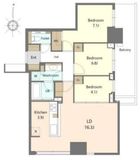 大崎ステーションレジデンス 29階 間取り図