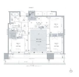 プラウドタワー武蔵小金井 18階 間取り図