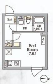 Aglaia新宿西落合 206 間取り図
