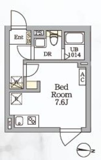 Aglaia新宿西落合 405 間取り図