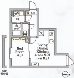 Aglaia新宿西落合 105 間取り図