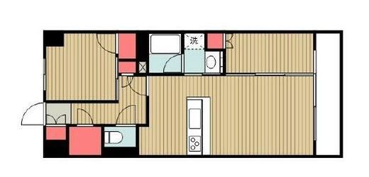 プライム川崎 3階 間取り図