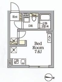 Aglaia新宿西落合 107 間取り図