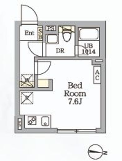 Aglaia新宿西落合 307 間取り図