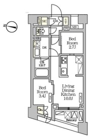 NOGATARESIDENCE 303 間取り図