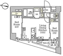 NOGATARESIDENCE 505 間取り図