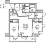 NOGATARESIDENCE 209 間取り図