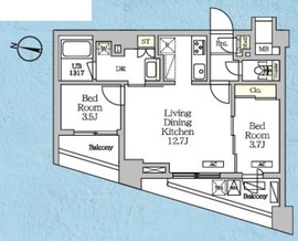 NOGATARESIDENCE 704 間取り図