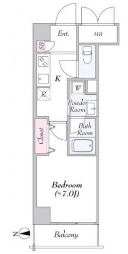 URBANLINKときわ台（アーバンリンクときわ台） 402 間取り図