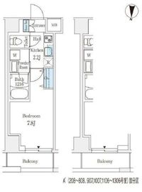 ラティエラ練馬 305 間取り図