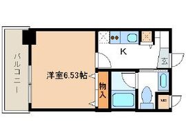 レジディア新川 407 間取り図