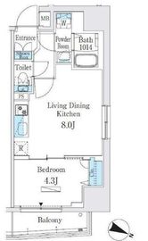 プライムブリス板橋本町 302 間取り図