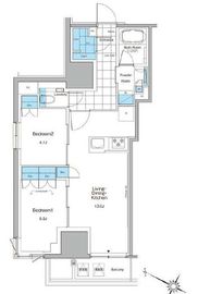 ルフォンプログレ北新宿 601 間取り図