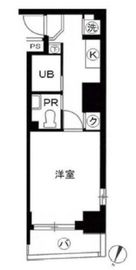 スカイコート三越前壱番館 8階 間取り図