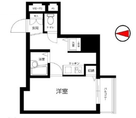ガラ・シティ芝公園 11階 間取り図