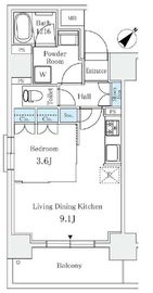 サンライズ茅場町 201 間取り図