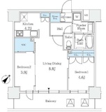 サンライズ茅場町 602 間取り図