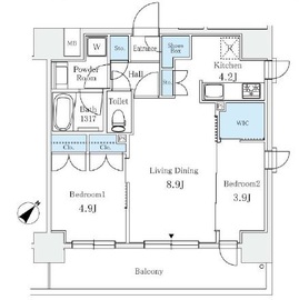 サンライズ茅場町 203 間取り図