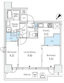 サンライズ茅場町 304 間取り図