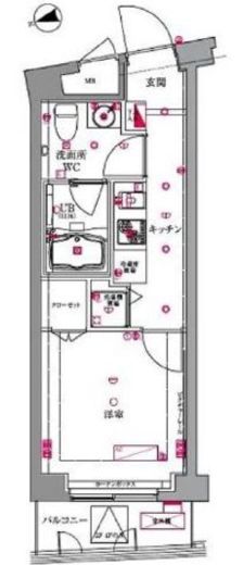 セジョリ高円寺 2階 間取り図