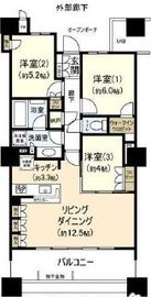 ブリリア有明スカイタワー 31階 間取り図