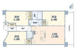 リビオ荻窪レジデンス 2階 間取り図