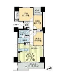 シティテラス目白 13階 間取り図