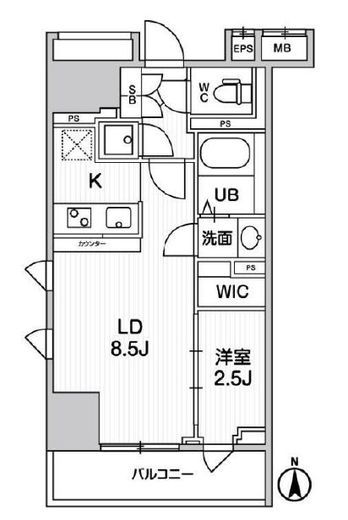 テラス森下 903 間取り図