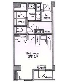 シティテラス田町 204 間取り図