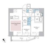 アーバネックス浅草橋Front 1003 間取り図