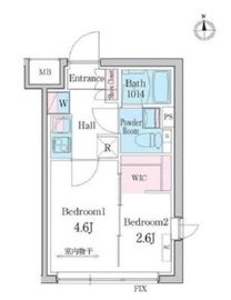 デュオメゾン都立大学 402 間取り図
