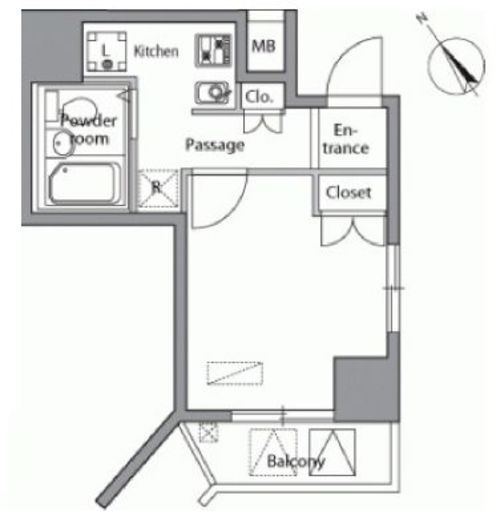 レジデンス横濱関内 503 間取り図