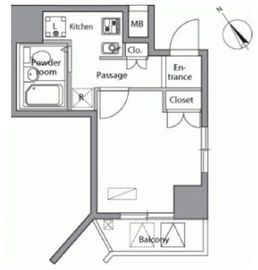 レジデンス横濱関内 503 間取り図