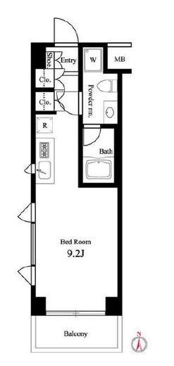 イプセ蒲田ウエスト 212 間取り図