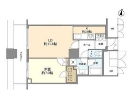 ヴィナシス金町タワーレジデンス 8階 間取り図
