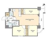 グランカーサ瑞江 410 間取り図