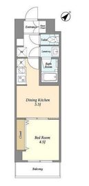 グランカーサ西葛西 305 間取り図