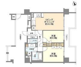 サンフル芝浦キャナルオーパス 3階 間取り図