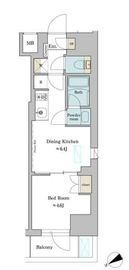 ブリリアイスト門前仲町 401 間取り図