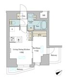 ブリリアイスト門前仲町 410 間取り図