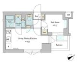 ブリリアイスト門前仲町 101 間取り図