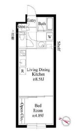 GRAN PASEO代々木上原 (グランパセオ代々木上原) 202 間取り図